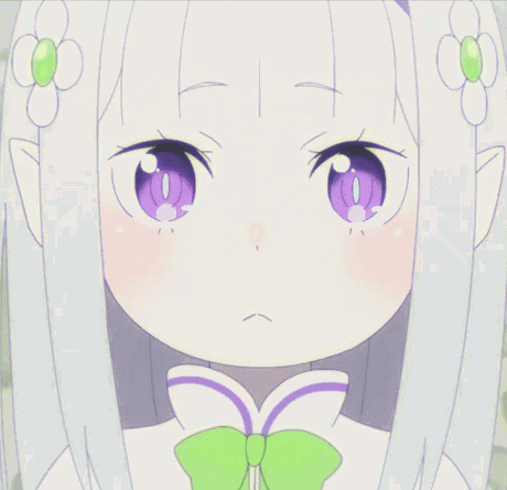 Pout Emilia GIF