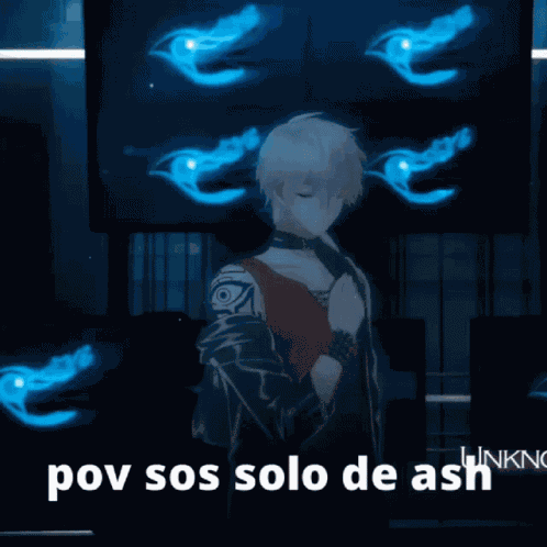 Pov Sos Solo De Ash Saeran GIF