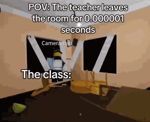 Pov Teacher Leaves GIF