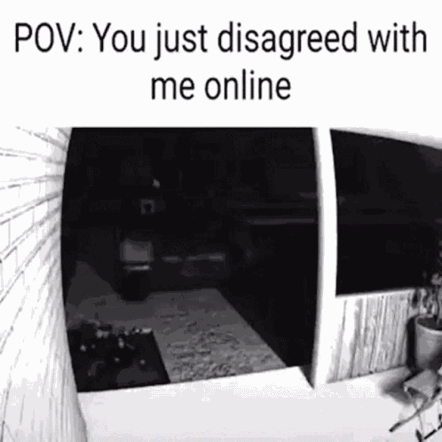 Pov You Disagree GIF
