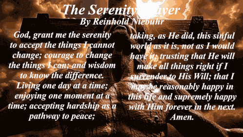Prayer Serenity Prayer GIF