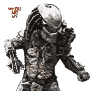 Predator Joke Sticker