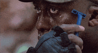 Predator Shaving GIF