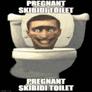 Pregnant Pregnant Skibidi GIF
