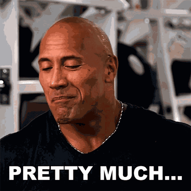 Pretty Much Thats About It Dwayne Johnson GIF