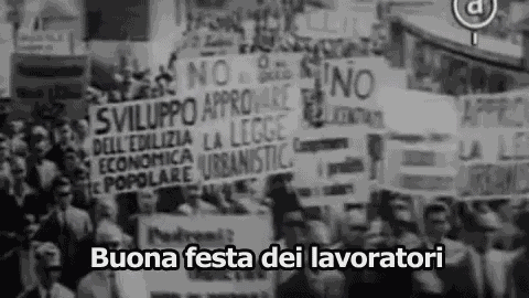 Primo Maggio Festa Dei Lavoratori Sciopero Diritti GIF