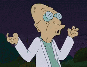 Professor Farnsworth - Evil Laugh GIF