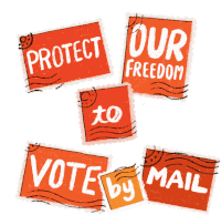 Protect Our Freedom To Vote By Mail Mail In Voting Sticker