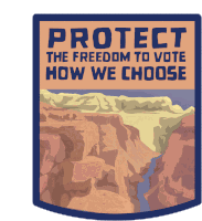 Protect The Freedom To Vote How We Choose Freedom Sticker