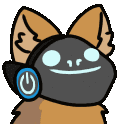 Protogen Popcat Sticker