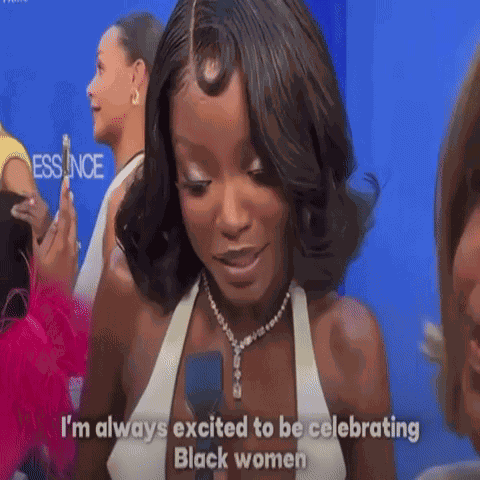 Proud Black Woman Celebrating Black Woman GIF