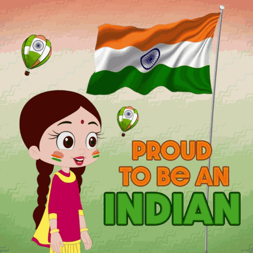 Proud To Be An Indian Chutki GIF