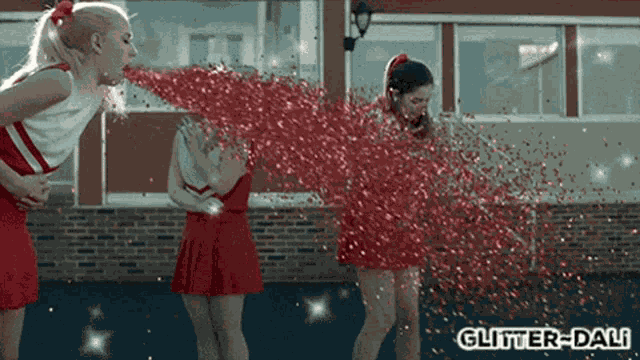 Puke Glitter Glitter Tits GIF