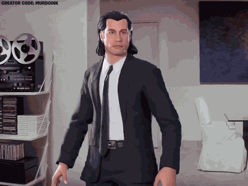 Pulp Fiction Vincent Vega GIF