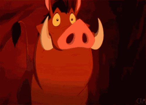 Pumba Shocked GIF