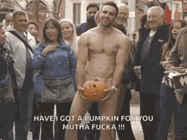 Pumpkin Man GIF