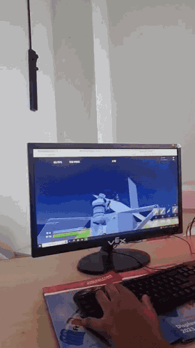 Punch Monitor Rage Quit GIF