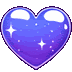 Purple Heart Cute Sticker