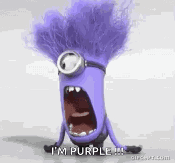 Purple Minion GIF