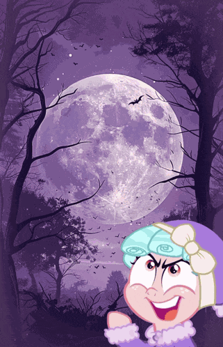 Purple Moon Full Moon GIF