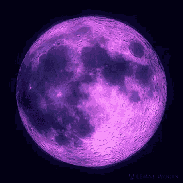 Purple Moon GIF