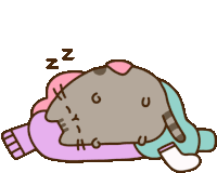 Pusheen Good Night Sticker