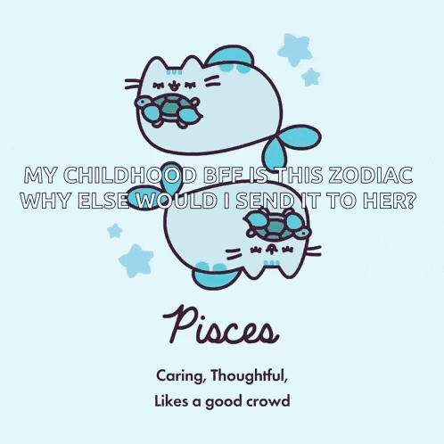 Pusheen Pusheen Pisces GIF