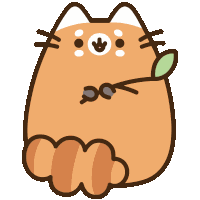 Pusheen Pusheen Red Panda Sticker