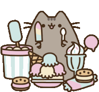 Pusheen Sweets Sticker