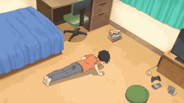 Pushup Anime GIF
