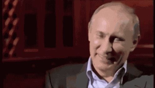 Putin Laugh GIF