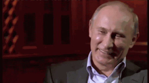 Putin Laughing GIF