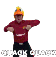 Quack Quack Simon Wiggle Sticker