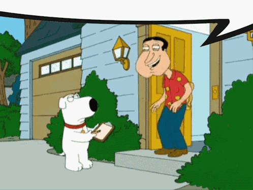 Quagmire Speech Bubble GIF