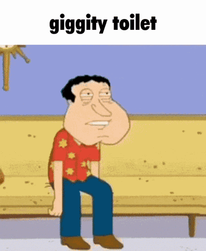 Quagmire Toilet GIF