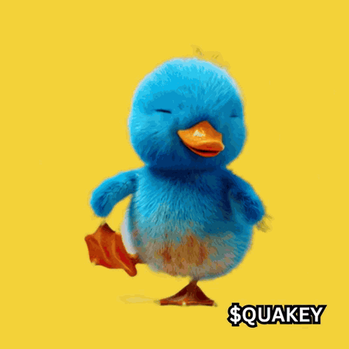 Quakey Duck GIF