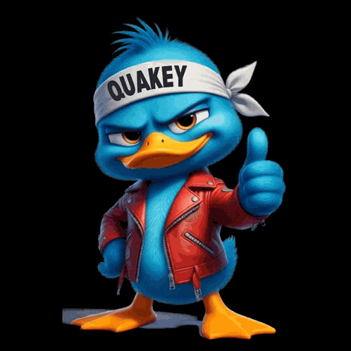 Quakey Duck GIF