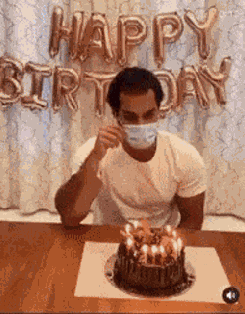Quarantine Birthday Happy Birthday GIF