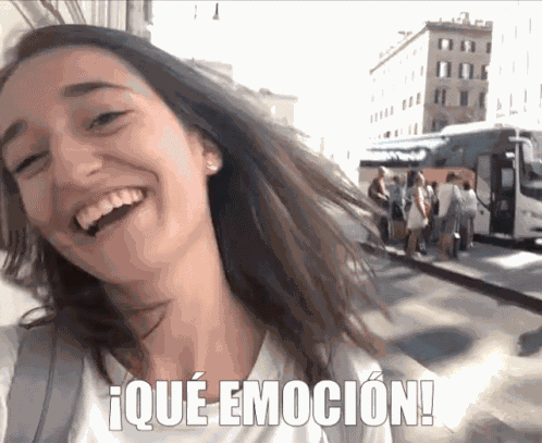 Que Emocion Emocionada GIF