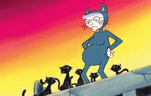 Queen Of The Cat Ladies GIF