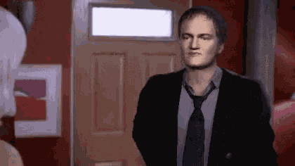 Quentin Tarantino Morphin GIF