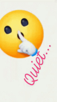 Quiet Shh GIF