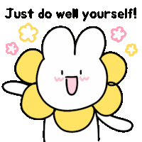 Rabbit Flower Sticker