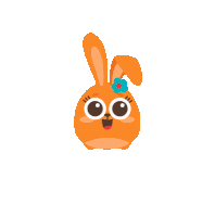 Rabbit Happy Sunday Sticker