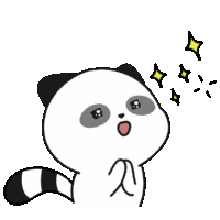 Raccoon Animal Sticker