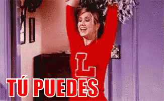 Rachel Vestida De Animadora Quiere Decirte Que Tú Puedes GIF