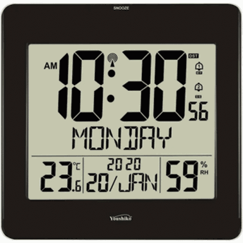 Radio Controlled Analogue Clock Radio Controlled Analogue Wall Clock GIF