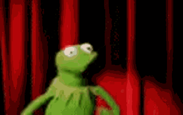 Rage Frog Kermit GIF