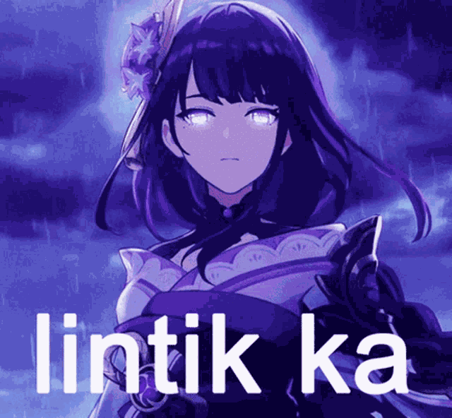 Raiden Shogun Raiden Shogun Genshin GIF