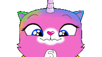 Rainbow Butterlfy Sticker